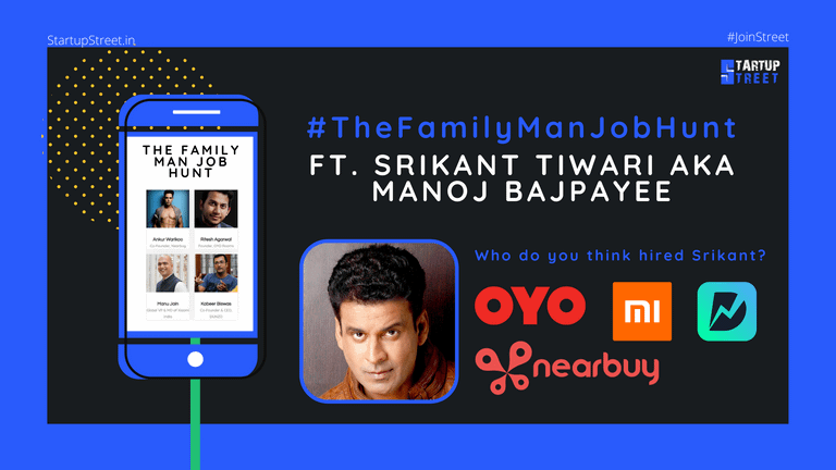The Family Man, Manoj Bajpayee is on the Job Hunt – A Campaign by Amazon Prime